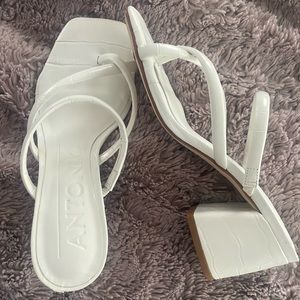 New without box, White, Antonio Melani heels.